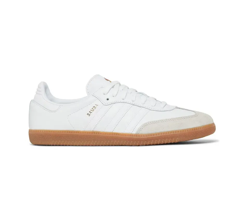 Низкие кроссовки Adidas Samba X Real Madrid White Gum (Белый) Унисекс