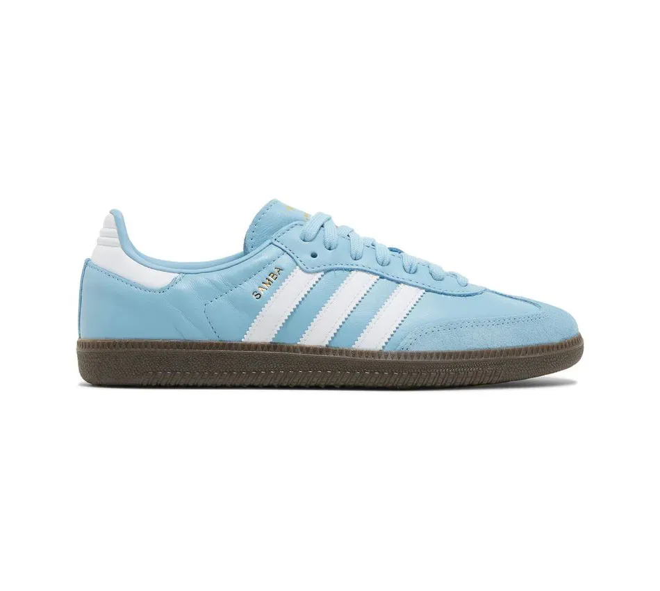 Низкие кроссовки Adidas Samba Team Argentina (Голубой) Унисекс