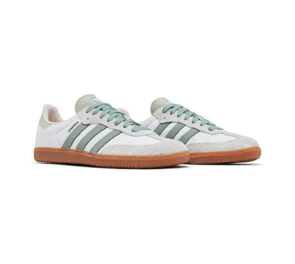 Samba White Silver Green фото