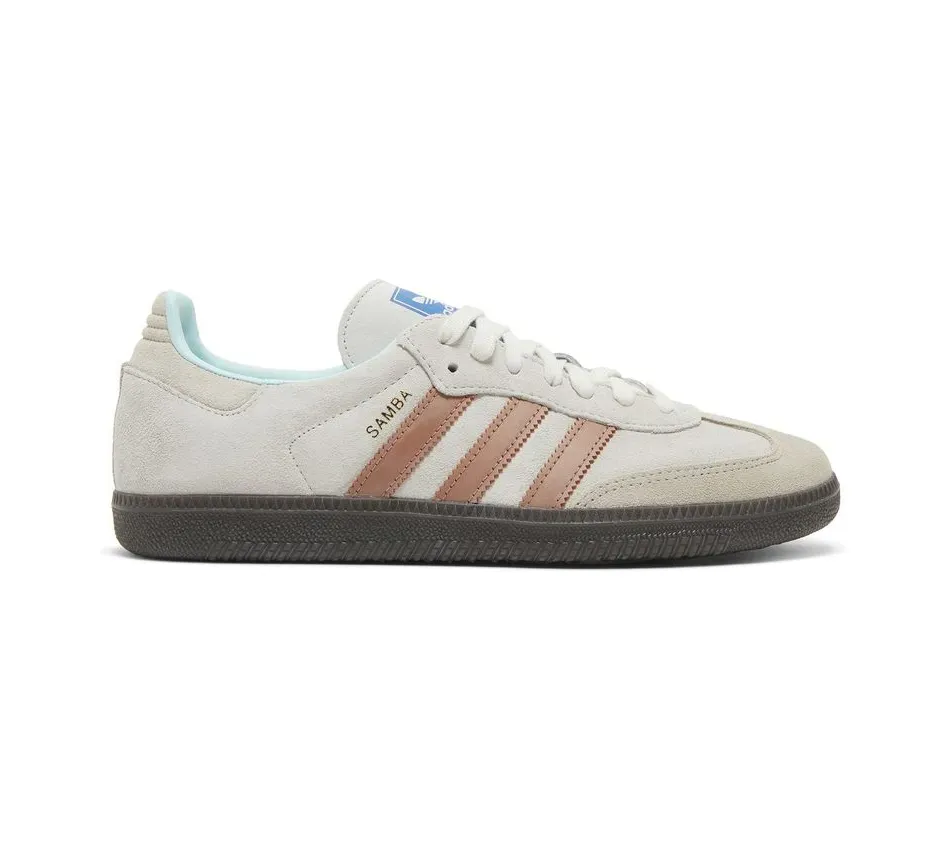Низкие кроссовки Adidas Samba OG lace-up sneakers (Серый) Унисекс