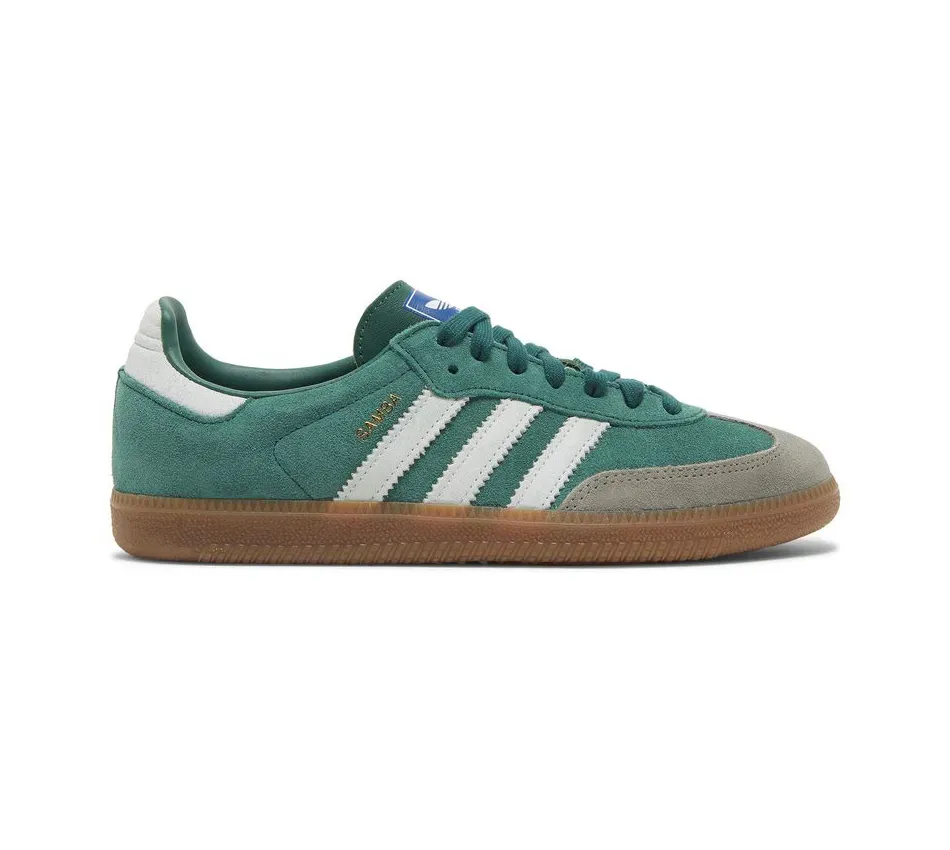 Кроссовки Adidas Samba OG Collegiate Green Gum (Зелёный) Унисекс