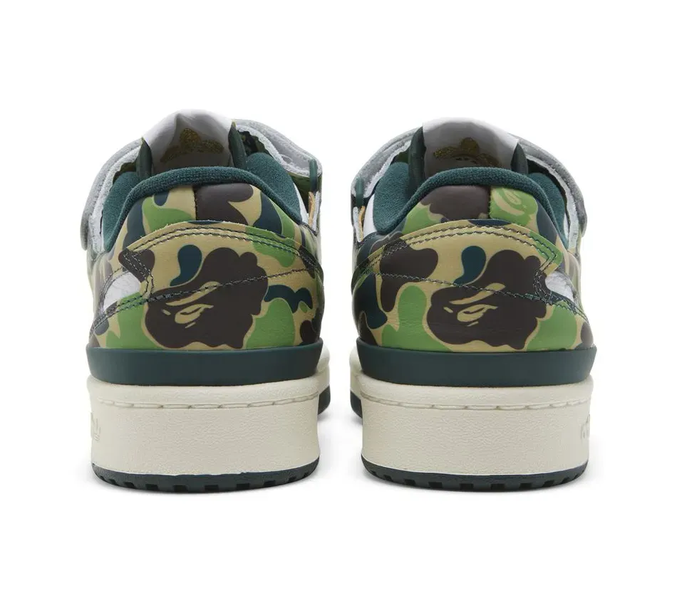 Forum Low BAPE 84 30th Anniversary Green фото