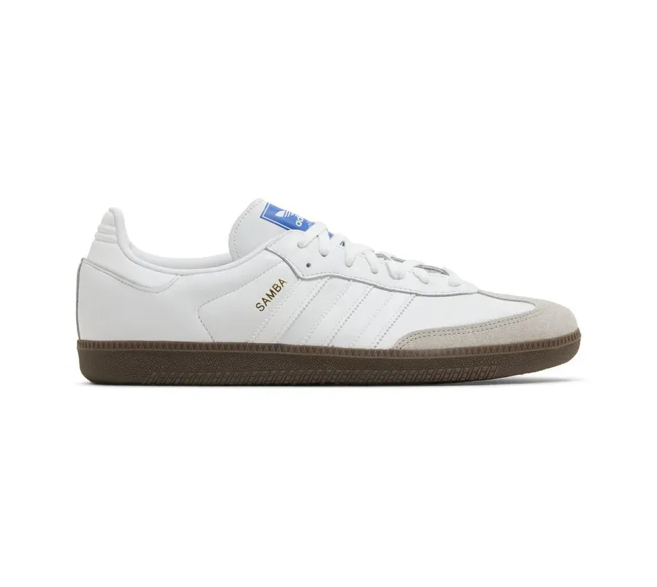 Кроссовки Adidas Samba Double White Gum (Белый) Унисекс