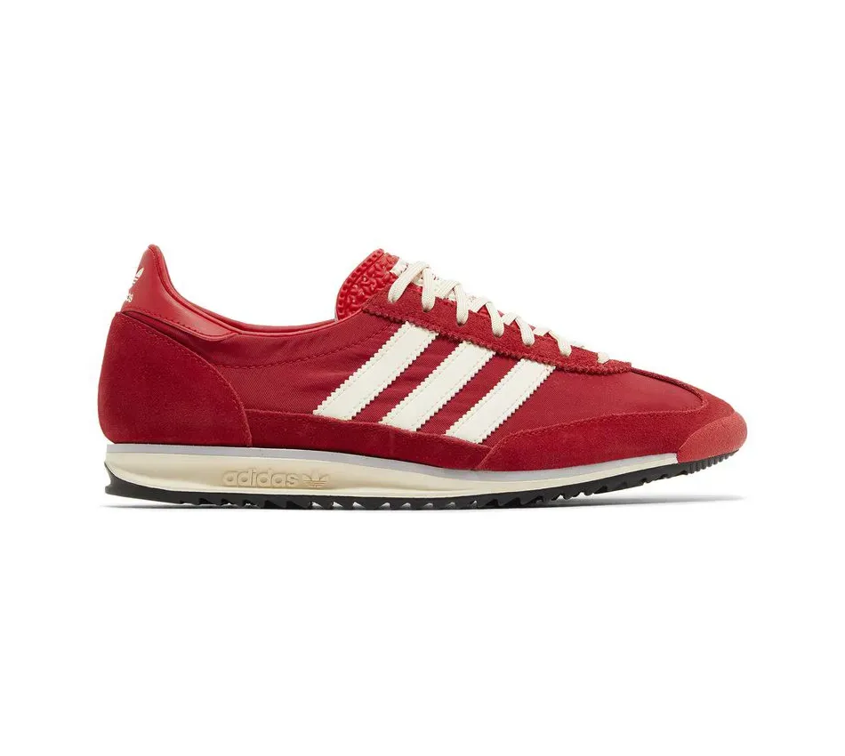 Кроссовки Adidas SL72 Scarlet Cream White (Красный) Унисекс