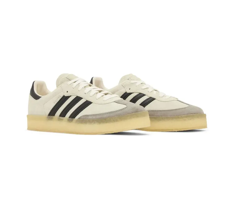 Samba Ronnie Fieg X Clarks X 8th Street Samba Kithmas White Black фото