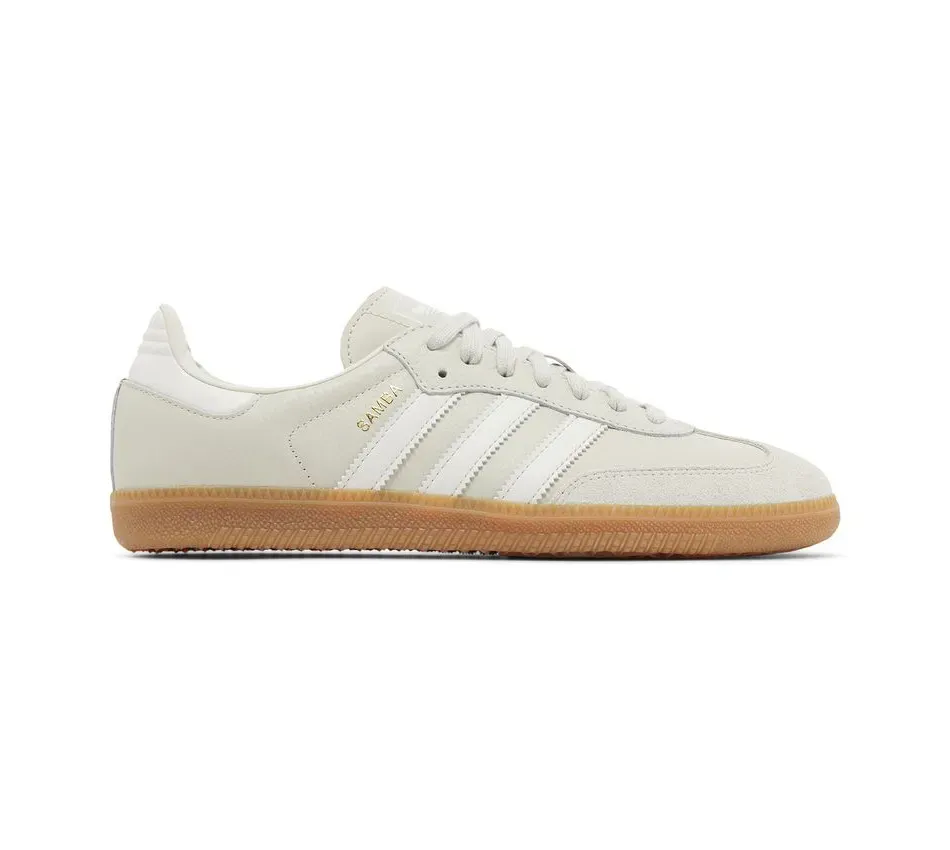 Кроссовки Adidas Samba Aluminium Gum (Бежевый) Унисекс