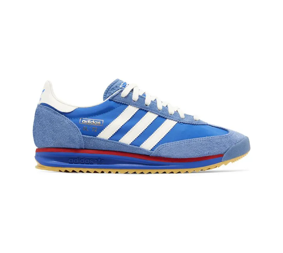 Кроссовки Adidas SL 72 RS Blue Scarlet (Синий) Унисекс