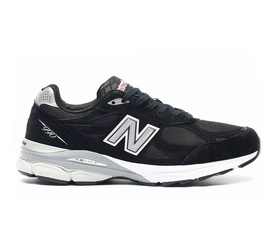 Низкие кроссовки New Balance 990 990 V3 Black (Чёрный) Унисекс