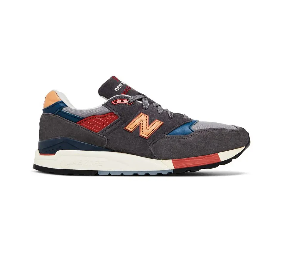 Кроссовки New Balance 998 Made in USA Distinct Mid Century Modern Pack - Navy (Тёмно-фиолетовый) Мужской
