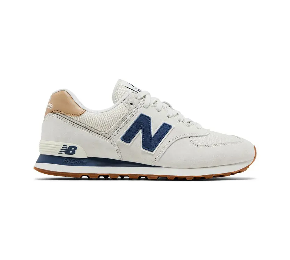 Кроссовки New Balance 574 Light Cliff Grey Indigo (Светло-серый) Унисекс