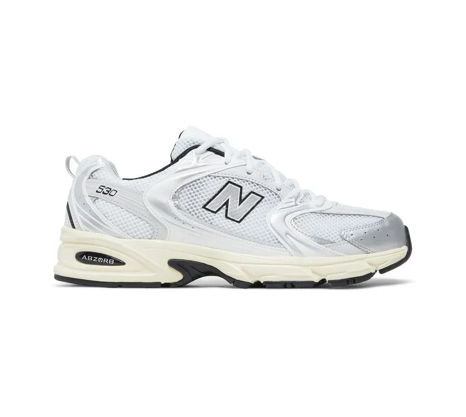 Кроссовки New Balance 530 Silver Cream (Серебряный) Унисекс