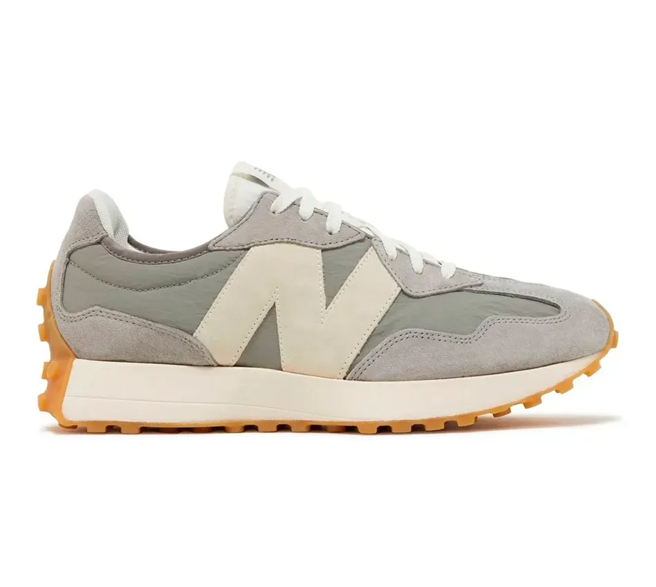 Низкие кроссовки New Balance 327 Overcast Rain Cloud (Серый) Унисекс