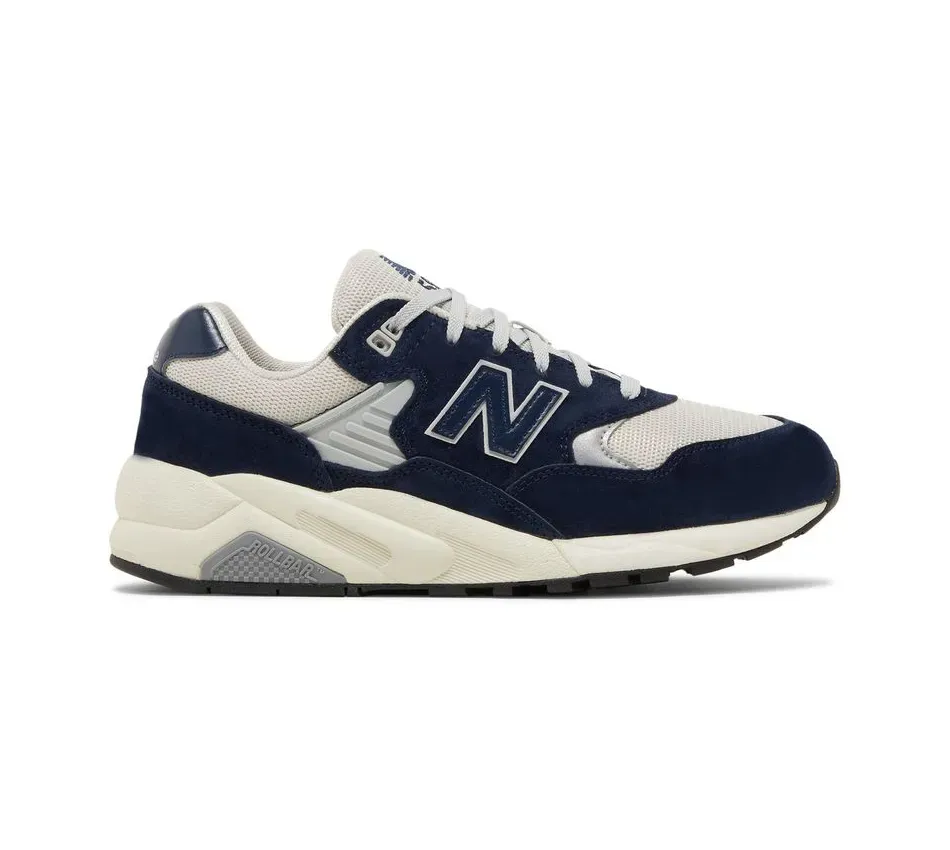 Низкие кроссовки New Balance 580 Natural Indigo-Beige (Синий) Унисекс