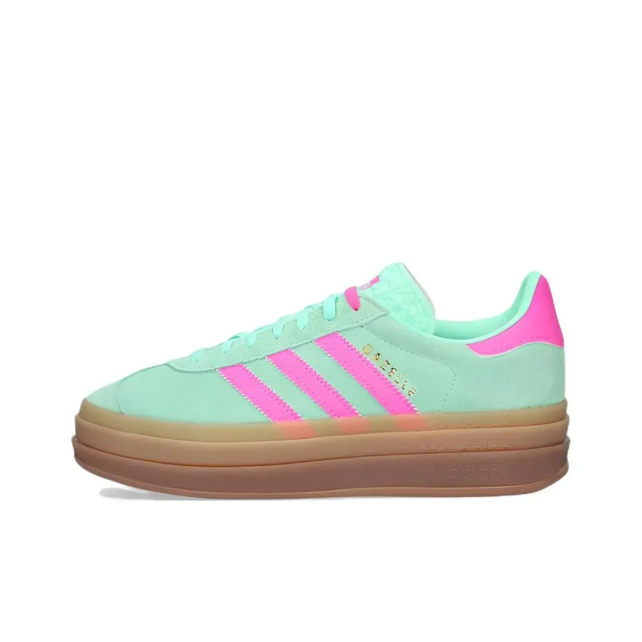 Adidas Originals Gazelle Bold Pulse Mint Screaming Pink Adidas Originals Gazelle Bold Pulse Mint Screaming Pink