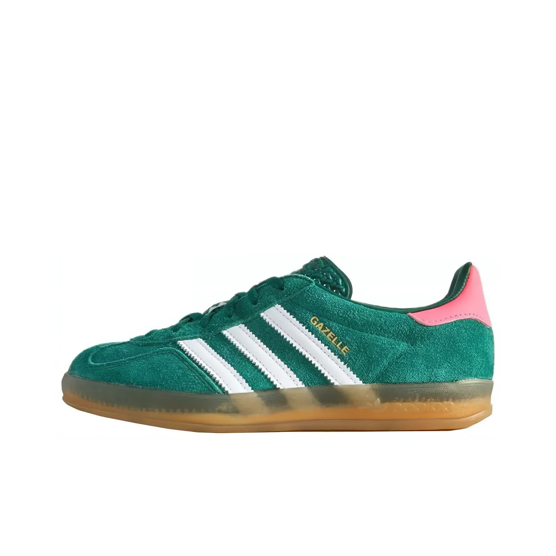 Adidas Originals Gazelle Indoor Кожа с отделкой Замша Зеленый