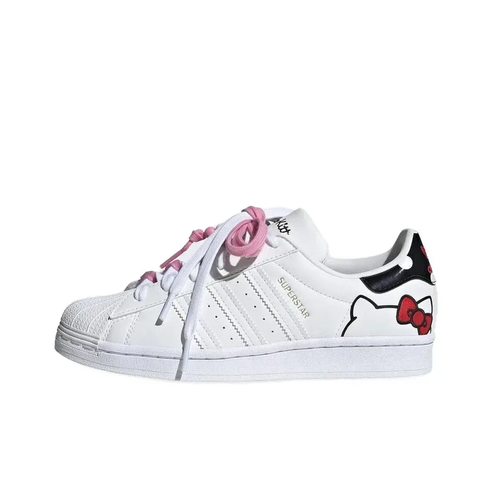 Adidas Originals Hello Kitty x Adidas Originals Superstar Women's White Pink Adidas Originals Hello Kitty x Adidas Originals Superstar Women's White Pink