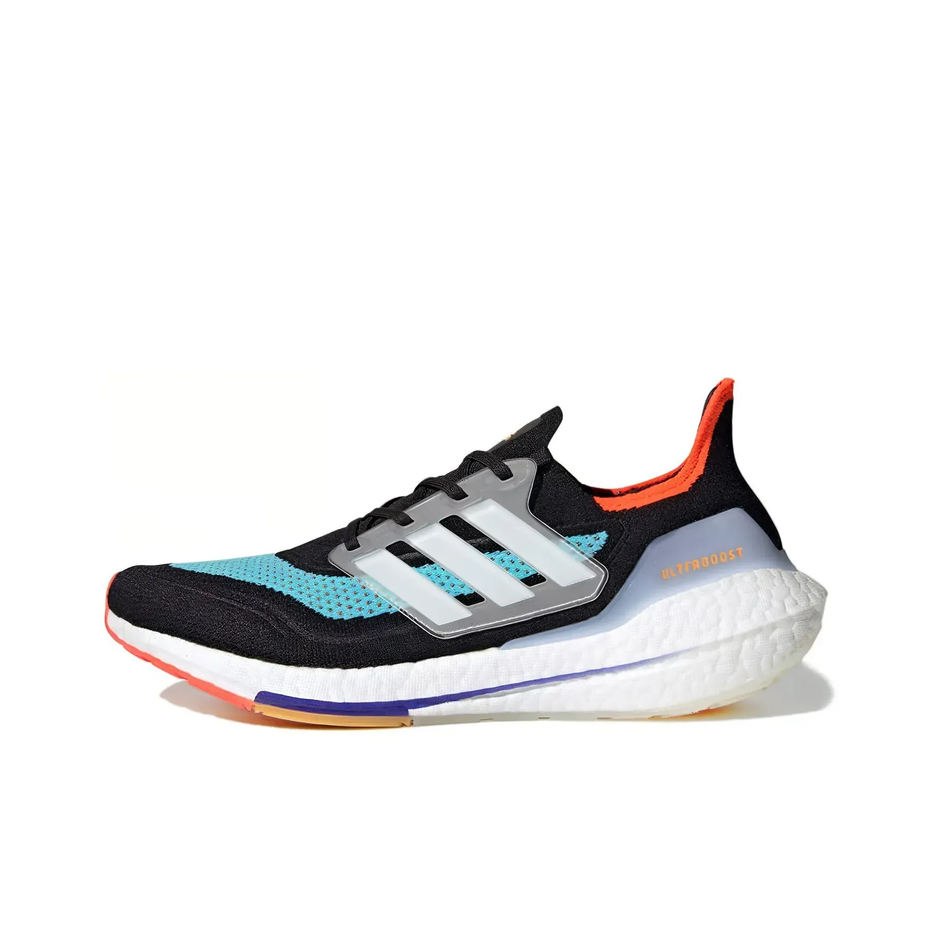 Adidas ULT Running Low Top Sneakers Men Чёрный Синий Апельсиновый Adidas ULT Running Low Top Sneakers Men Чёрный Синий Апельсиновый