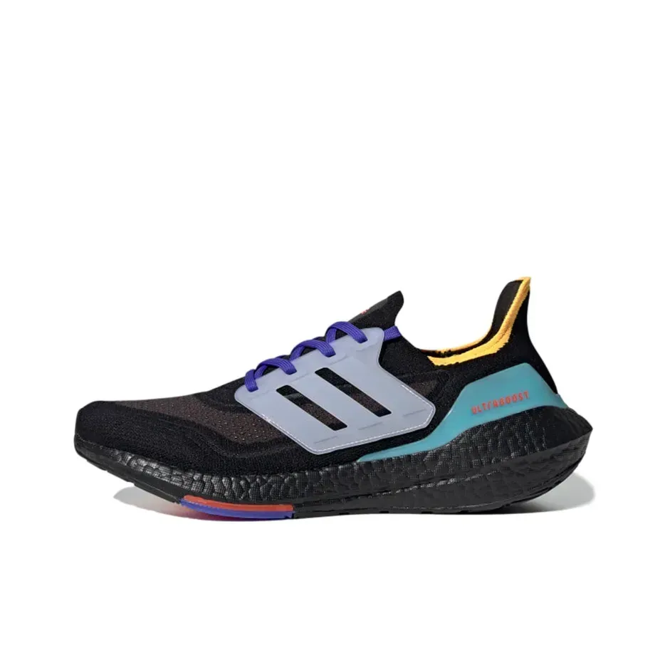 Adidas ULT Wear-Resistant Breathable Cushioned Low Top Training Running Shoes Men's Black Blue