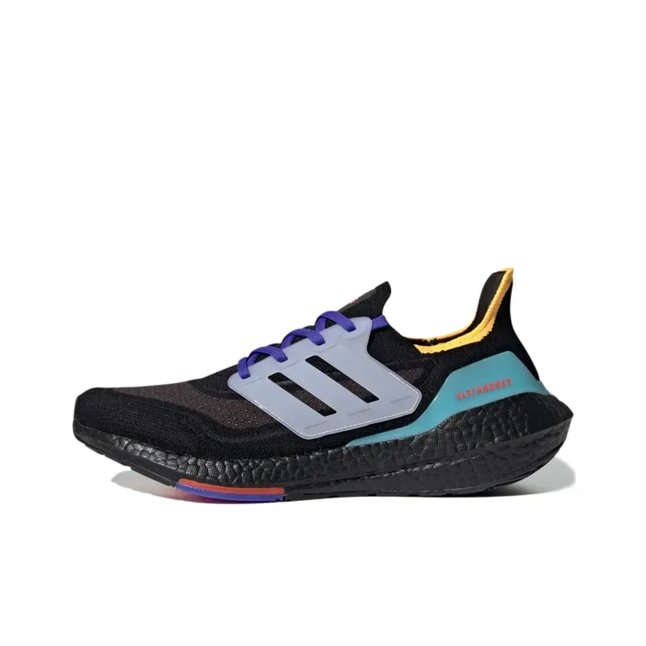 Adidas ULT Wear-Resistant Breathable Cushioned Low Top Training Running Shoes Men's Black Blue