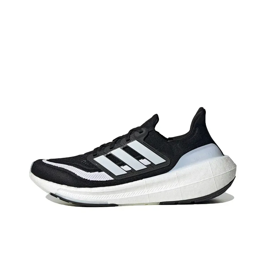 Adidas Ultraboost Light Low Top Marathon Training Long Distance Running Черный Белый