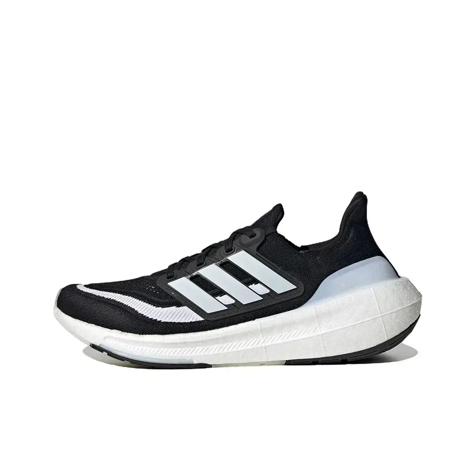 Adidas Ultraboost Light Low Top Marathon Training Long Distance Running Черный Белый Adidas Ultraboost Light Low Top Marathon Training Long Distance Running Черный Белый