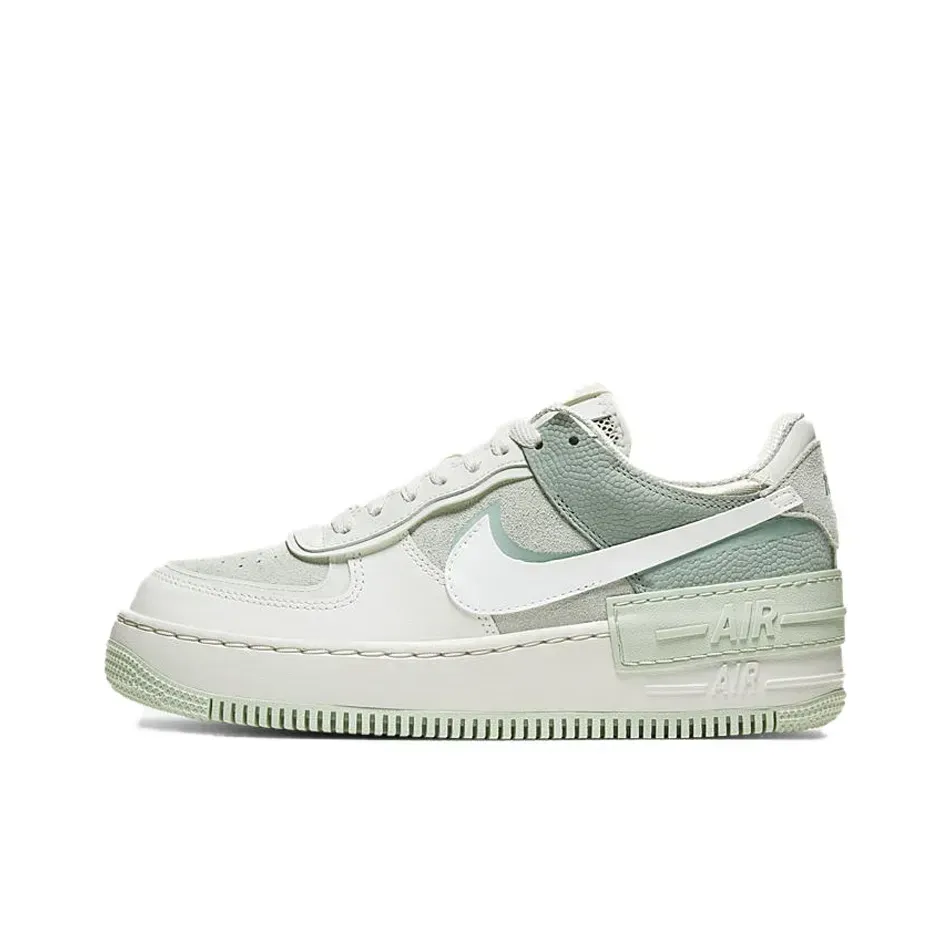 Кроссовки Nike Air Force 1 Low 1 Shadow Spruce Aura White (Женский)