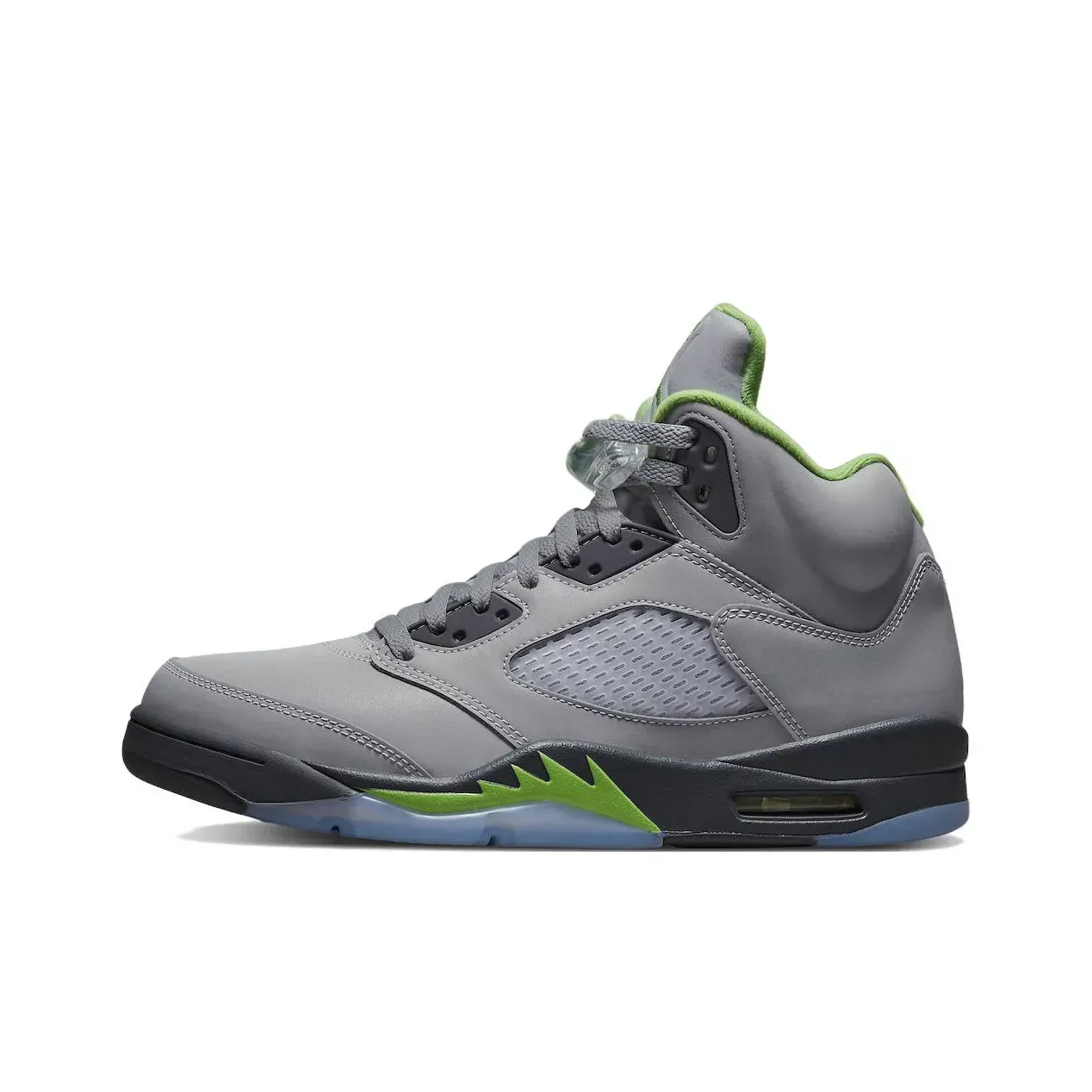 Кроссовки Air Jordan 5 Retro 'Green Bean' 2022 (Серые) Мужские Кроссовки Air Jordan 5 Retro 'Green Bean' 2022 (Серые) Мужские