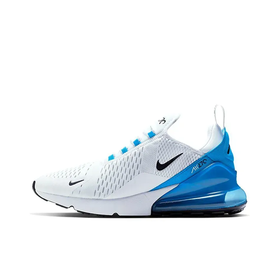 Кроссовки Nike Air Max 270 'White Photo Blue' (Белые) Унисекс