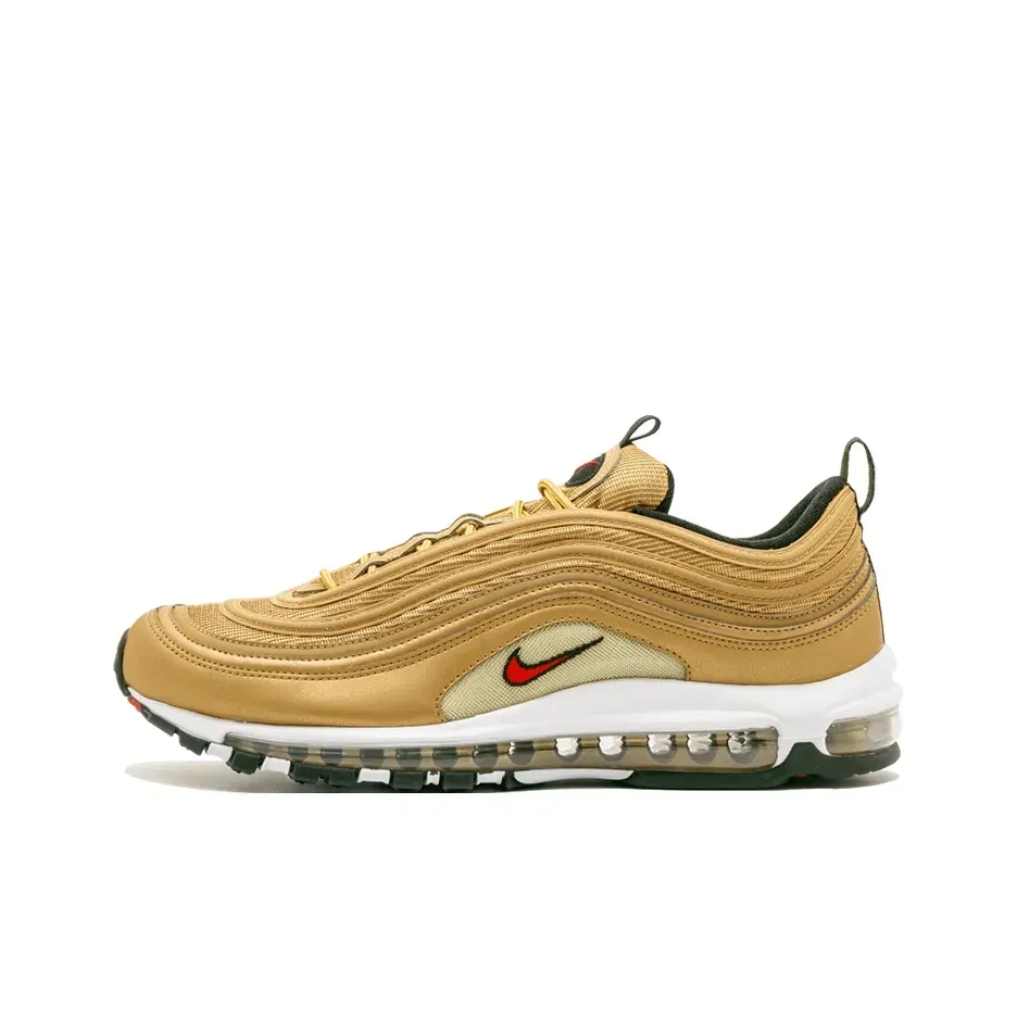 Кроссовки Nike Air Max 97 OG QS 'Metallic Gold' (Золотые) Унисекс