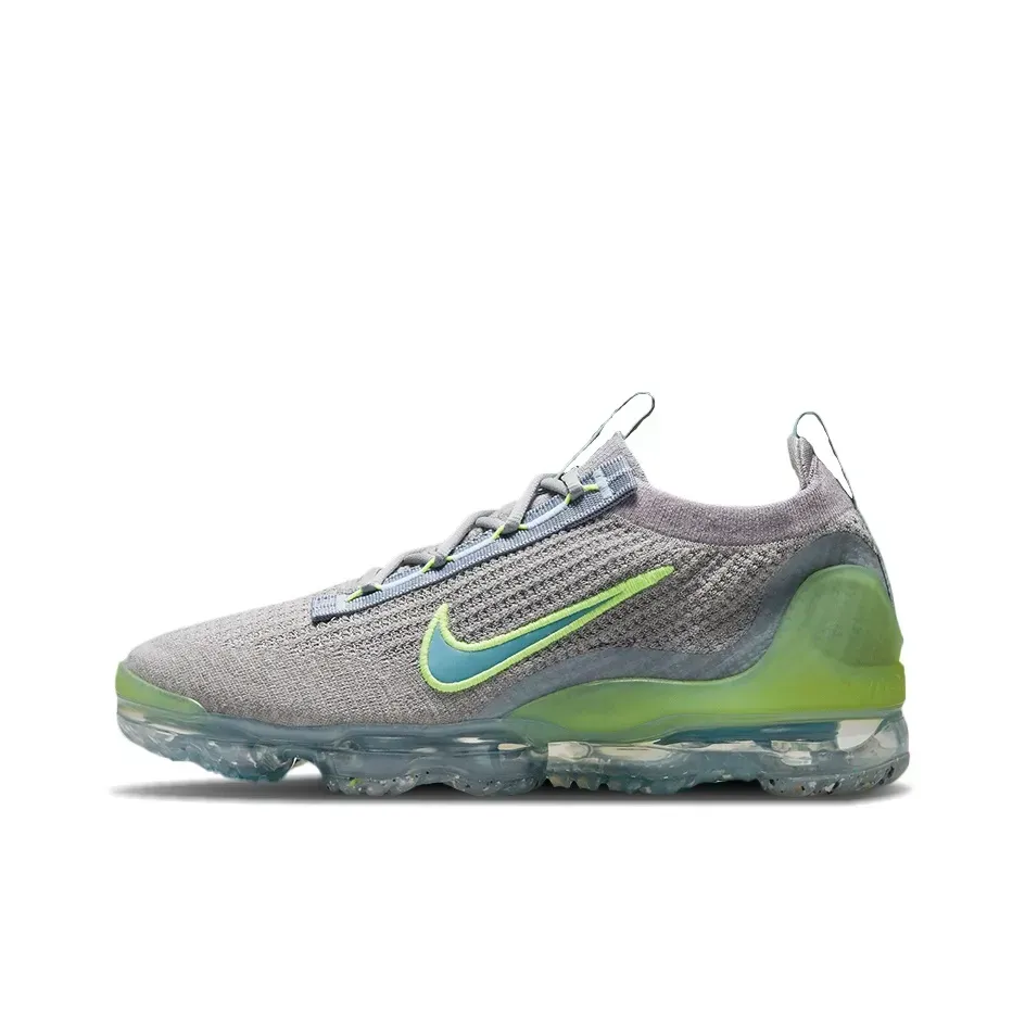 Низкие кроссовки Nike Air Vapor Max Air VaporMax Flyknit 2021 Grey Light Liquid Lime (Серый) Унисекс Низкие кроссовки Nike Air Vapor Max Air VaporMax Flyknit 2021 Grey Light Liquid Lime (Серый) Унисекс