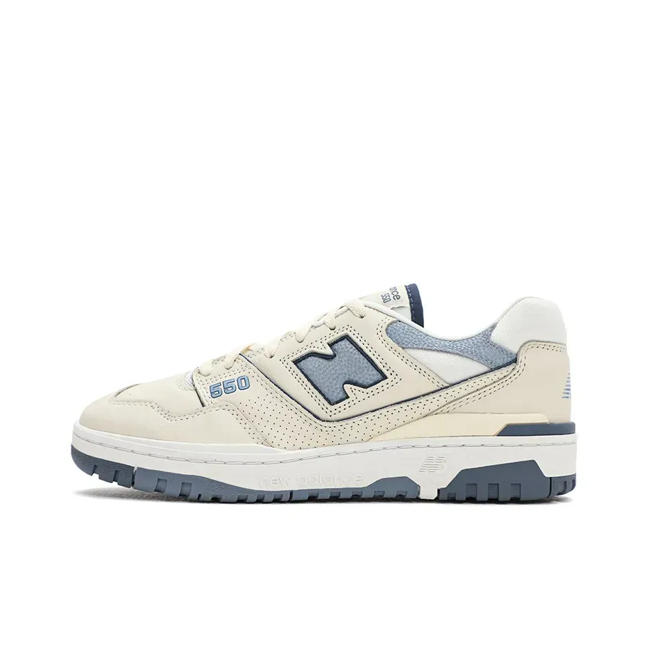 Низкие кроссовки New Balance 550 Beige Vintage Indigo (Бежевый) Унисекс