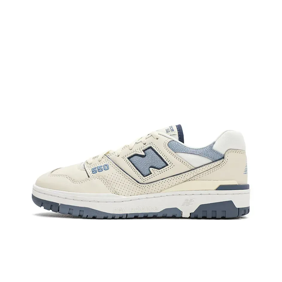 Низкие кроссовки New Balance 550 Beige Vintage Indigo (Бежевый) Унисекс