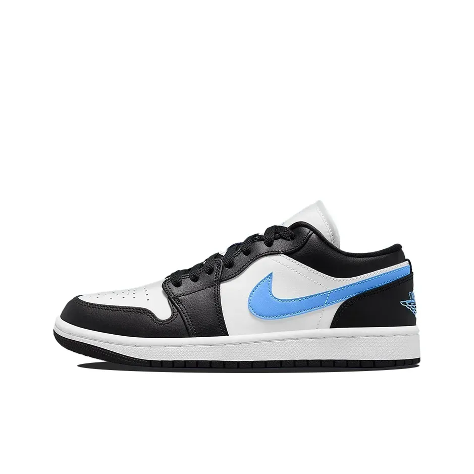 Низкие кроссовки Air Jordan 1 Low Black University Blue (Чёрный) Унисекс