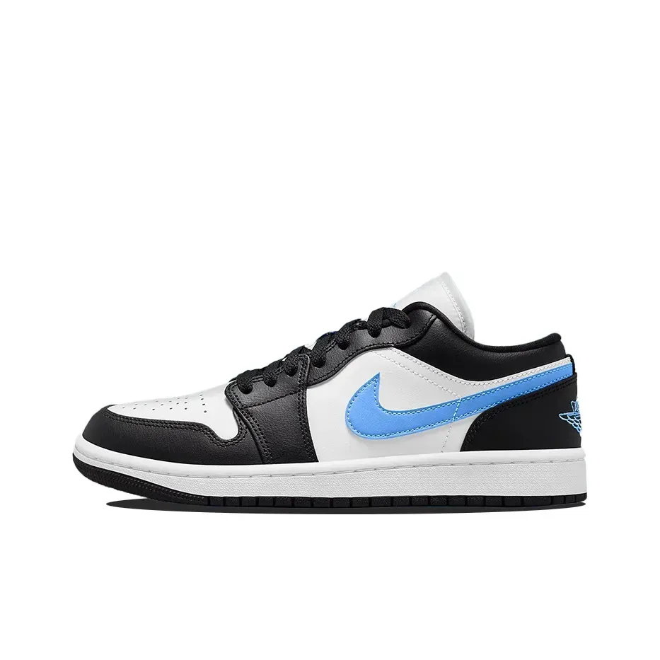 Низкие кроссовки Air Jordan 1 Low Black University Blue (Чёрный) Унисекс