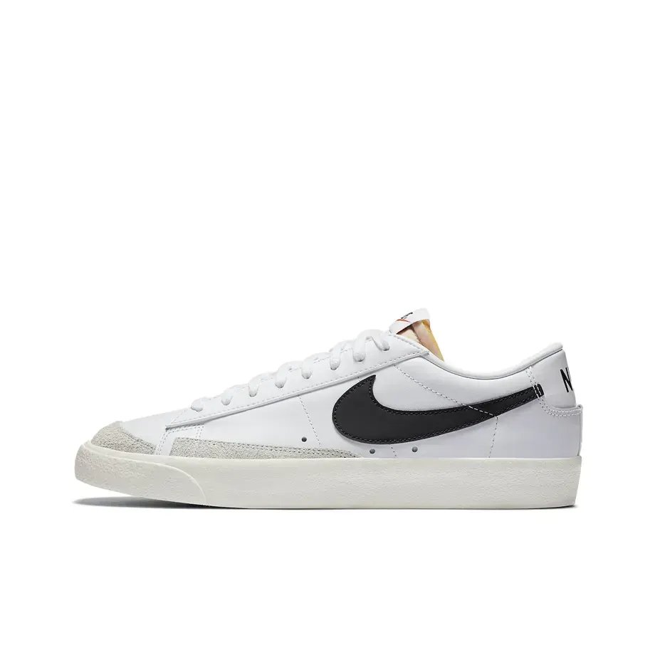Низкие кроссовки Nike Blazer Low '77 Vintage 'White Black' (Белые) Унисекс