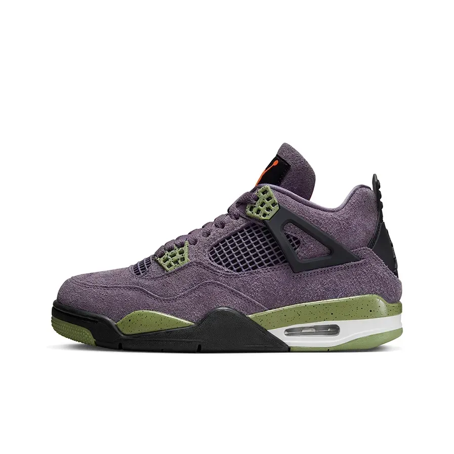 Высокие кроссовки Air Jordan 4 Canyon Purple (Фиолетовый) Унисекс