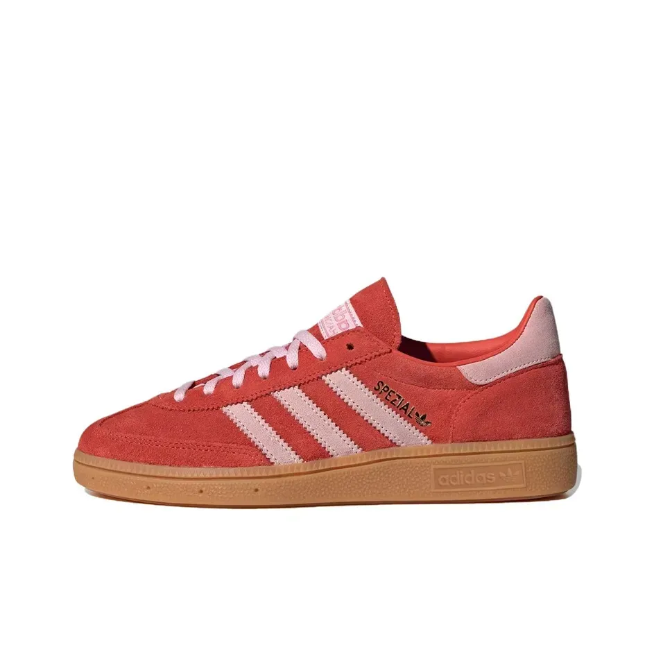 Низкие кроссовки Adidas Handball Spezial 'Bright Red Clear Pink' (Красные) Унисекс