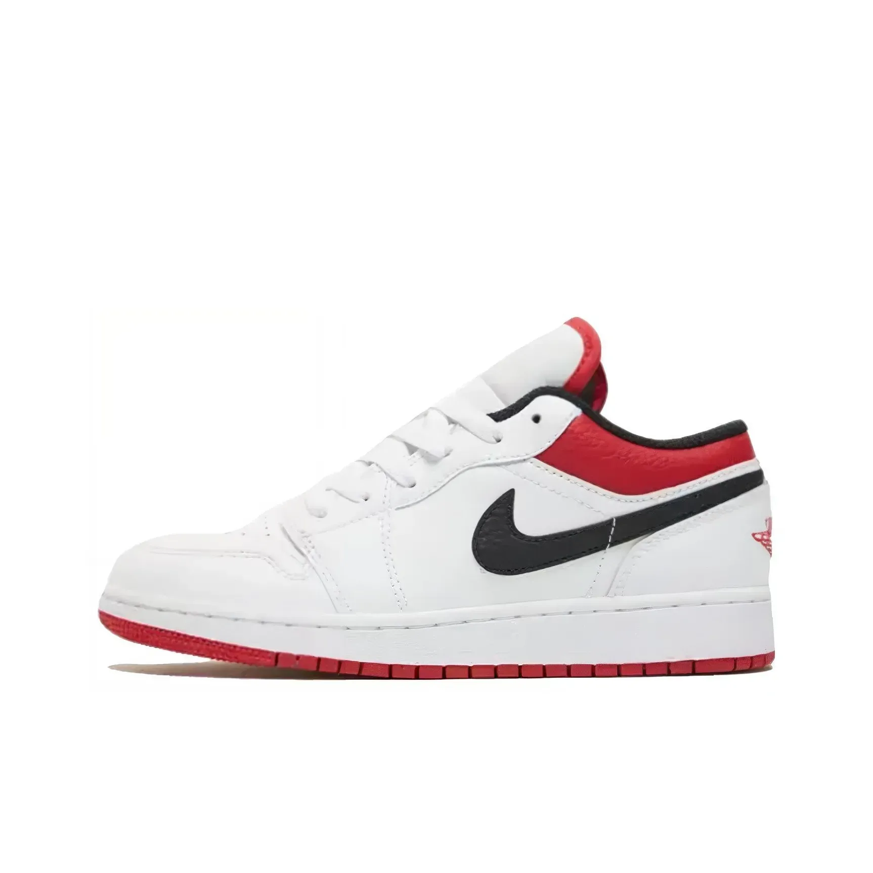 Jordan 1 Low Chicago Durable Low Top Kids Basketball Sneakers White
