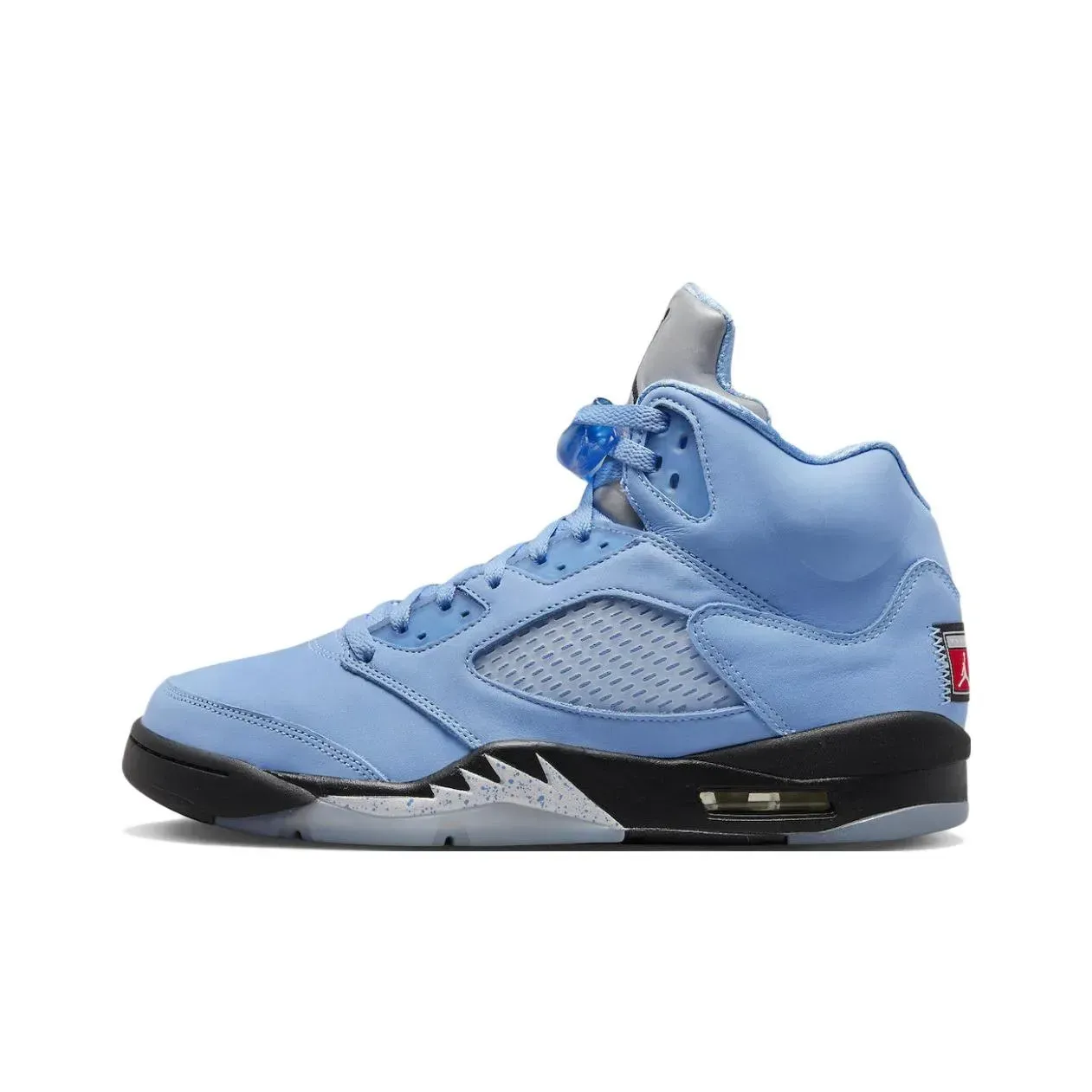 Jordan Air Джордан 5 'UNC' High Top Vintage Basketball Sneakers Синий