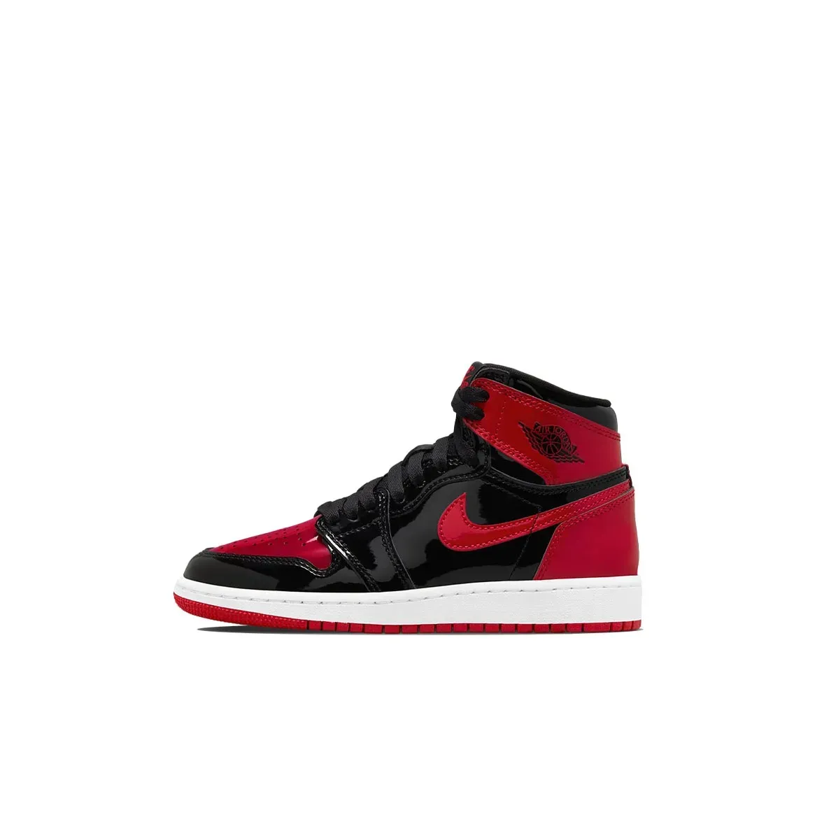 Jordan Air Jordan 1 Детские баскетбольные кроссовки High Top Kids Черный Красный