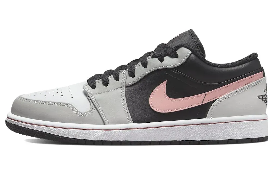 Jordan Air Jordan 1 Low Top Vintage Basketball Sneakers Men's Grey Fog Bleached Coral