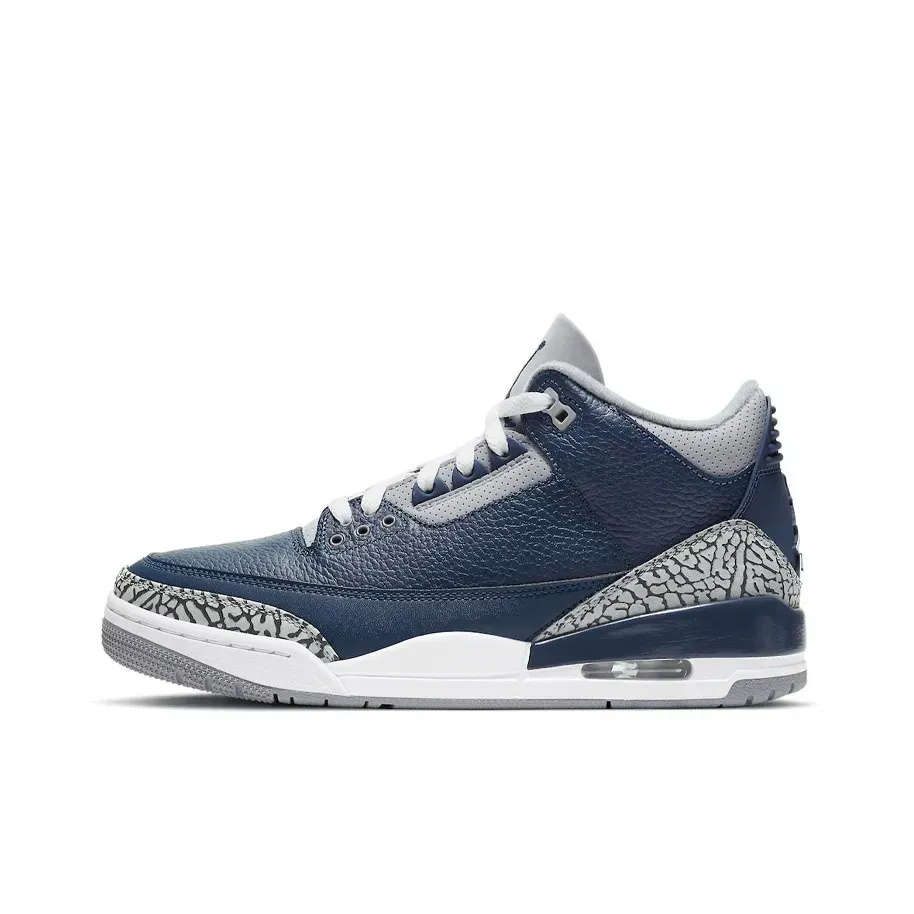 Jordan Air Jordan 3 Retro 'Midnight Blue' Кроссовки Мужской Полночный синий Jordan Air Jordan 3 Retro 'Midnight Blue' Кроссовки Мужской Полночный синий