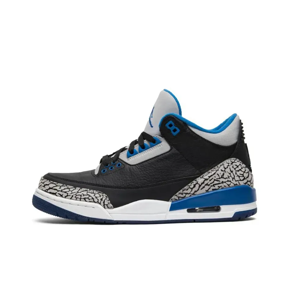 Jordan Air Jordan 3 Vintage Basketball Sneakers MID Top Спортивный синий Jordan Air Jordan 3 Vintage Basketball Sneakers MID Top Спортивный синий