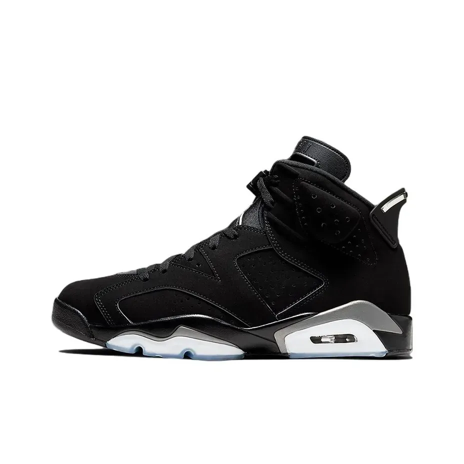 Jordan Air Jordan 6 Retro Черный Серебристый Jordan Air Jordan 6 Retro Черный Серебристый
