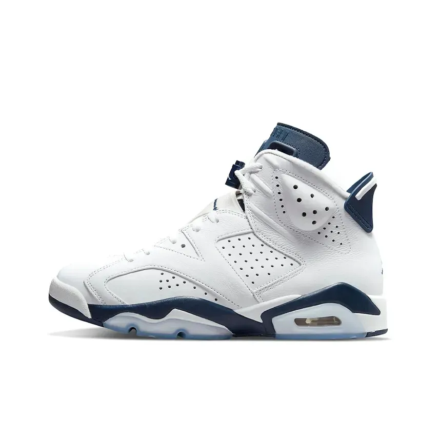 Jordan Air Jordan 6 Retro Midnight Blue High Top Белый Синий Jordan Air Jordan 6 Retro Midnight Blue High Top Белый Синий