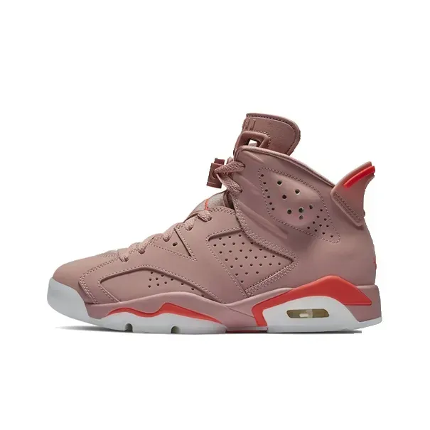 Jordan Air Jordan 6 Retro Nrg Aleali May High Top Vintage Basketball Sneakers Women Dirty Pink Jordan Air Jordan 6 Retro Nrg Aleali May High Top Vintage Basketball Sneakers Women Dirty Pink