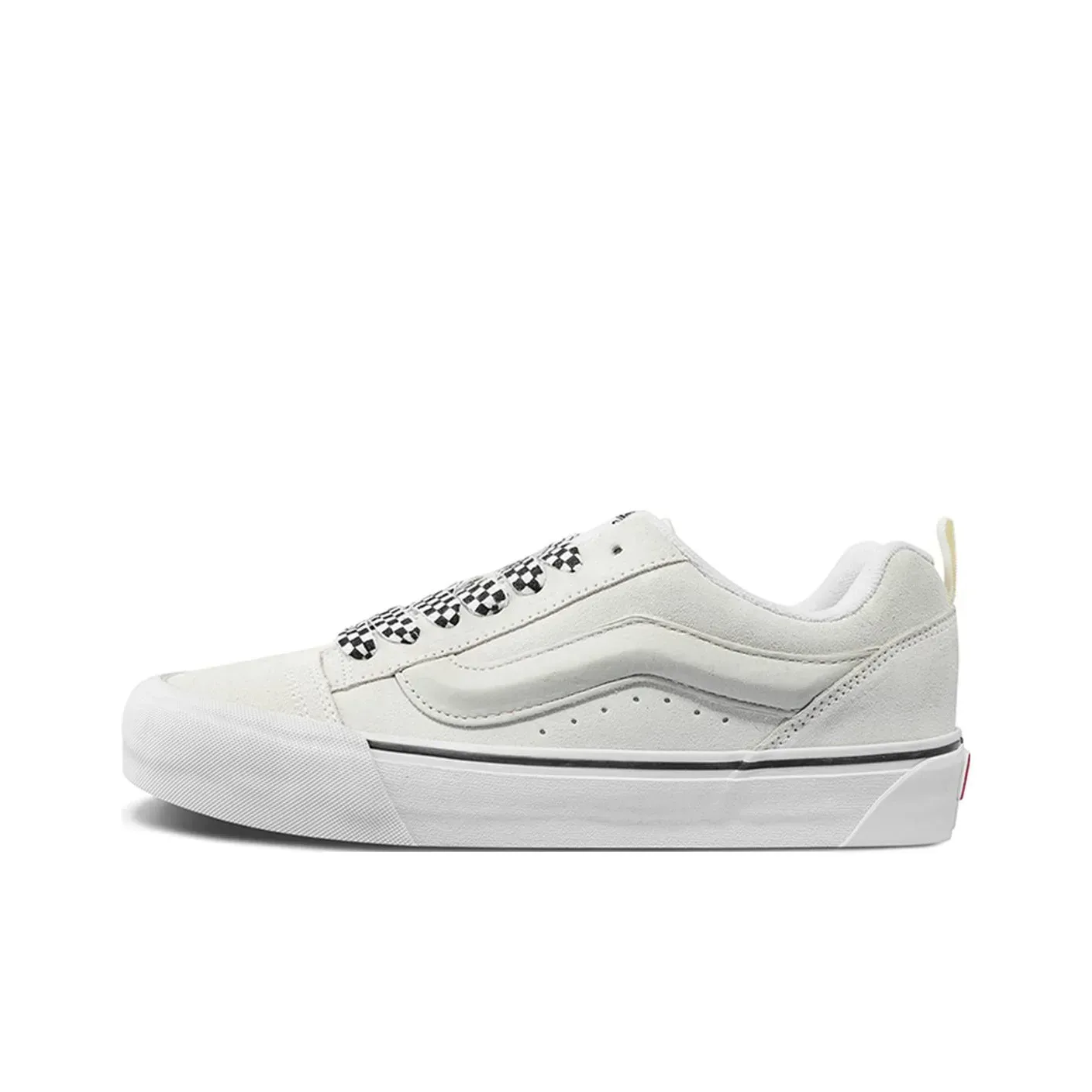 Vans Knu Skool Vlt L Low Топ Скейтборд Кроссовки (Белый Черный)