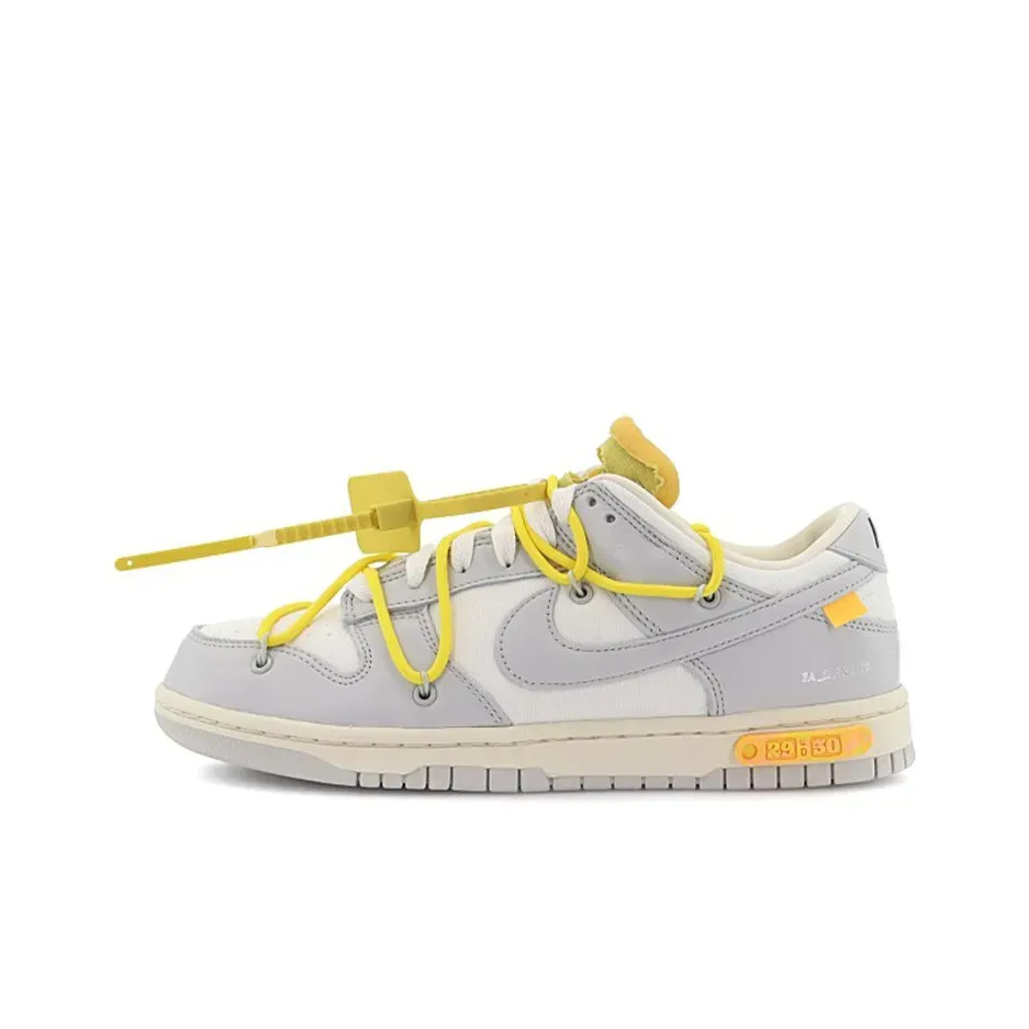 Nike Dunk Skateboard Low Unisex Sneakers Серый/Белый