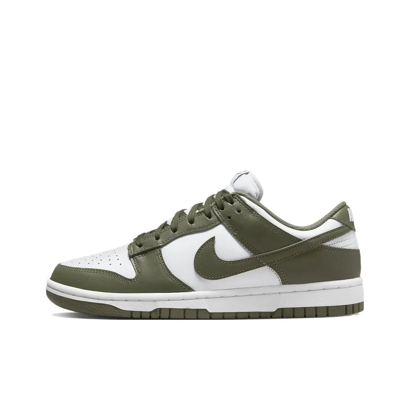 Низкие кроссовки Nike Dunk Low Medium Olive (Зелёный) Унисекс