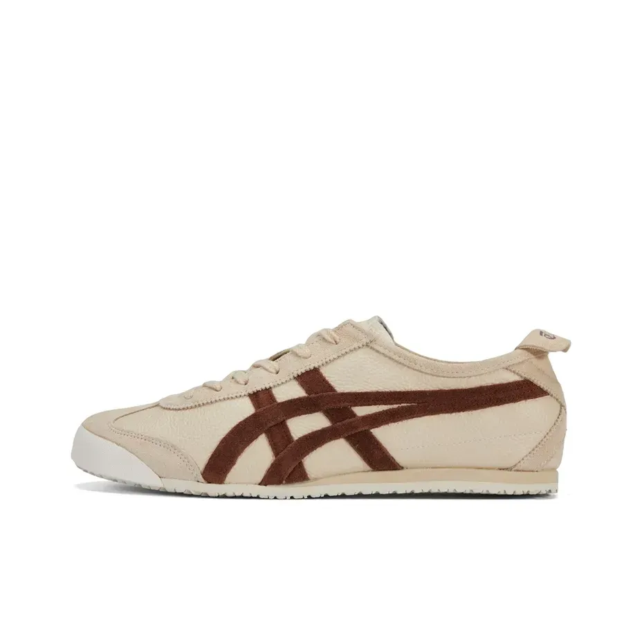 Низкие кроссовки Onitsuka Tiger Mexico 66 Vintage 'Cream Burgundy' (Кремовые) Унисекс Низкие кроссовки Onitsuka Tiger Mexico 66 Vintage 'Cream Burgundy' (Кремовые) Унисекс